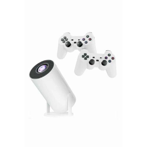 Taşınabilir Android Projeksiyon Ayaklı Çift Kollu 4k Çözünürlüklü Sinema Projeksiyonu