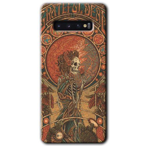 Potkal Hediye Fabrikası Samsung Galaxy S10 Kılıf HD Desen Baskılı Arka Kapak - İskelet Aşk