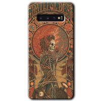 Potkal Hediye Fabrikası Samsung Galaxy S10 Kılıf HD Desen Baskılı Arka Kapak - İskelet Aşk