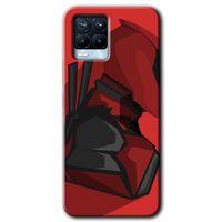 MRCİLETİSİM Realme 8 Pro Kılıf Baskılı Kapak - DeadPool + 5D Tam Kaplayan Cam