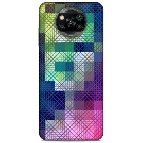 Lopard Xiaomi Redmi Poco X3 Uyumlu Kılıf PiXel (16) Kalın Kılıf Kare
