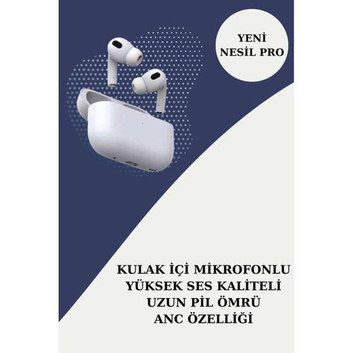 3 Kordonlu Pembe Amoled Ekran Akıllı Saat Ve Yeni Nesil Pro Kablosuz Bluetooth Kulaklık Anc/enc