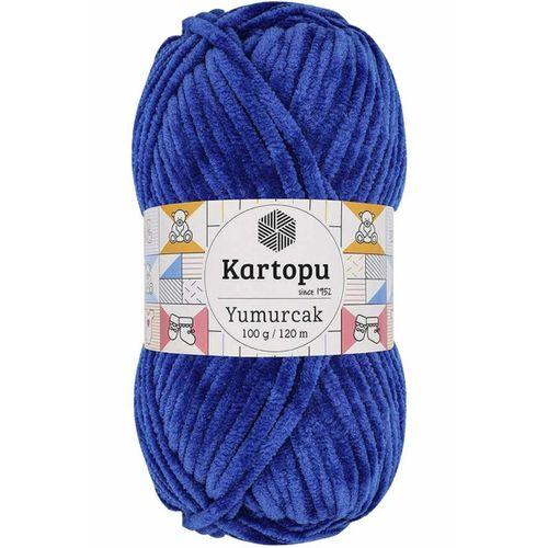 Yumurcak Kadife El Örgü İpi Gece Mavisi K524