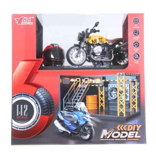 1/12 Motosiklet Latte PB 3R Sesli ve Işıklı