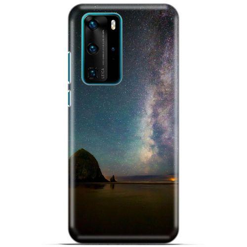 Lopard Huawei P40 Pro Uyumlu Kılıf Gece'S (20) Koruyucu Kılıf Siyah Yeşil