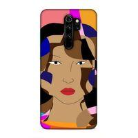 Xiaomi Redmi Note 8 Pro Uyumlu Kılıf Face'X 36 Glitter Kılıf Nötr