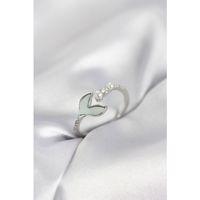 Gümüş Renk Balık Kuyruğu Model Kadın Yüzük