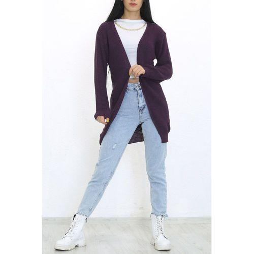 Triko Selanik Hırka Mor - 7654.1319.