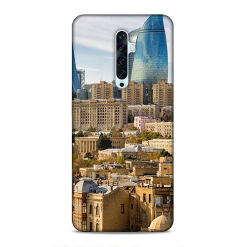 Oppo Reno 2z Uyumlu Kılıf Azarbaijan (31) TPU Kılıf Bakü Kuleler