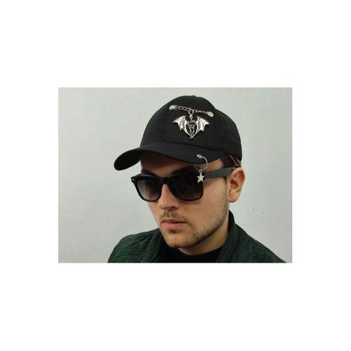 Unisex Tasarım Arkadan Ayarlanabilir Winged Skull Şapka