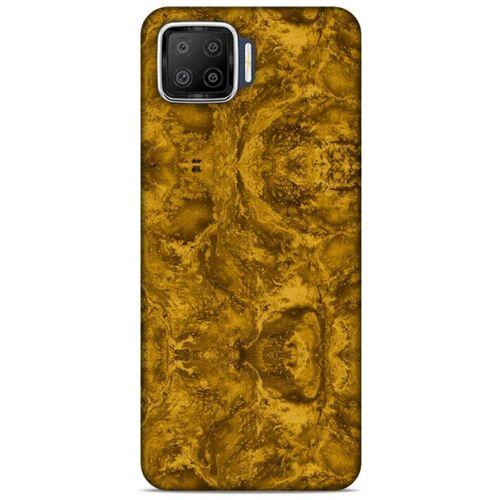 Mermer Desenli (20) Tema Koruyucu Kılıf Bronz Oppo A73 Kılıf