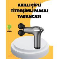 Şarjlı 4 Başlıklı Titreşimli Masaj Aleti Derin Kas Masajı Sporcu Destekli