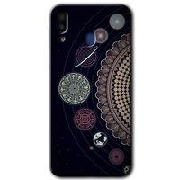 Galaxy M10s Kılıf HD Desen Baskılı Arka Kapak - Gezegen Döngüsü