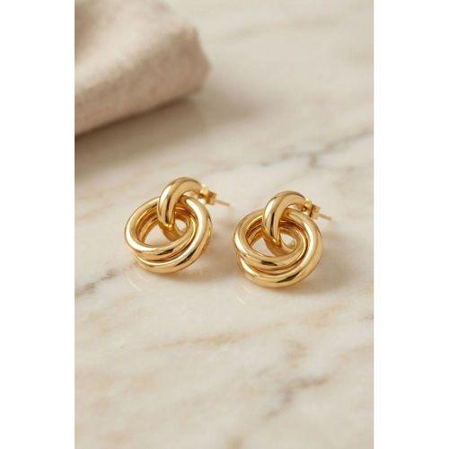 316L Çelik Gold Renk Halka Model Küpe
