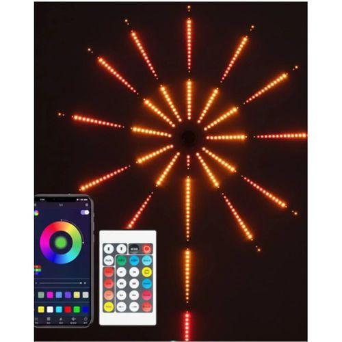 Uygulama Destekli Rgb Led Havai Fişek Duvar Aydınlatması