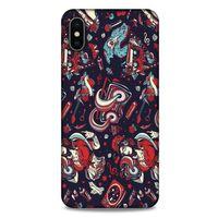 Retro (6) Desen Silikon Kılıf Renkli Apple iPhone XS Max Kılıf