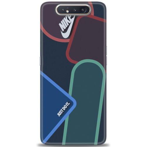 Samsung Galaxy A80 Kılıf HD Baskılı Kılıf - Just Do It + Tam Ekran Koruyucu