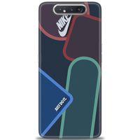 Samsung Galaxy A80 Kılıf HD Baskılı Kılıf - Just Do It + Tam Ekran Koruyucu