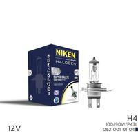 Niken 12V H4 100W/90W Halojen Ampul P43T (10 lu paket)