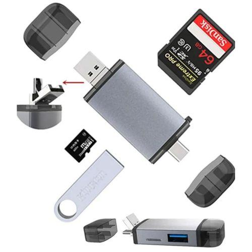 ZR428 T993A Type-C 3 İn 1 Card Reader