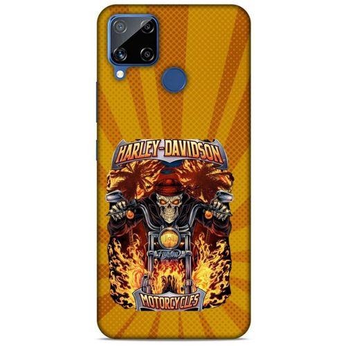Realme C15 Uyumlu Kılıf Motorsiklet (9) Kılıf Harley Davidson