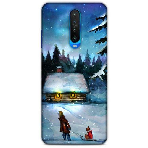Xiaomi Redmi K30 5G Kılıf Snowix (38) Neo Hybrid Kılıf Beyaz Mavi