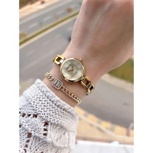 Ferrucci Küçük Kasa Vintage Seri 2 Yıl Garantili Yeni Sezon 3Atm Dayanıklı Kadın Kol Saati B.03644.M4