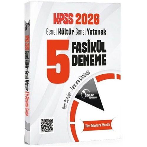 2026 KPSS Genel Yetenek Genel Kültür 5 Deneme Doktrin Yayınları
