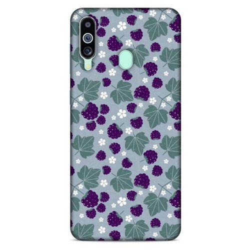 Frutix Böğürtlen 01 Samsung Galaxy M40 Kılıf Desenli Silikon
