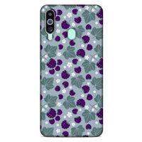 Frutix Böğürtlen 01 Samsung Galaxy M40 Kılıf Desenli Silikon