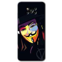 Poco x3 Pro Kılıf HD Desen Baskılı Arka Kapak + Temperli Cam - Vendetta