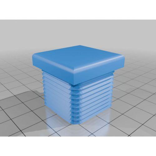30x30x2mm Kare Profil Tapa 3D Baskı (Bu ürün Sadece Plastik parçadır - Almadan Önce Soru Sorabilirsiniz)