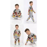 2-5 Yaş Fare Baskılı Penye Çocuk Takımı