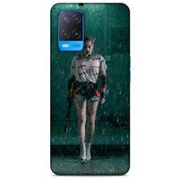 Oppo A54 4G Uyumlu Kılıf Harley Quinn (12) Koruyucu Silikon Yeşil Yağmur