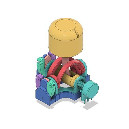 3 Eksenli Joystick 3D Baskı (Bu ürün Sadece Plastik parçadır - Almadan Önce Soru Sorabilirsiniz)