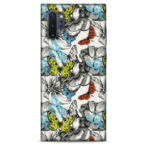 Samsung Galaxy Note 10 Plus Kılıf Kelebek Etkisi (22) Tam Koruma Kılıfı Cam Göbeği