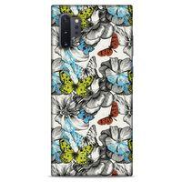 Samsung Galaxy Note 10 Plus Kılıf Kelebek Etkisi (22) Tam Koruma Kılıfı Cam Göbeği
