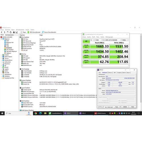 ECS H81H3-M4 V1.0A LGA 1150 2024 BIOS Anakart