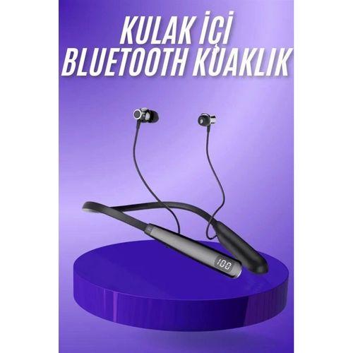 Bluetooth Kulaklık Şarj Göstergeli 100 Saat Şarj Kapasiteli Sporcu Kulaklık