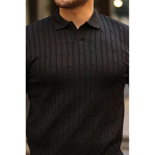 Erkek Saç örgü Desen Uzun Kollu Triko