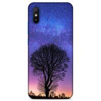 Lopard Xiaomi Redmi 9A Uyumlu Kılıf Gece'S (29) Arka Koruma Kılıfı Ağaç