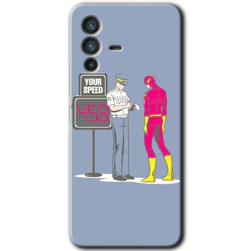 Vivo V23 5G Kılıf HD Desen Baskılı Arka Kapak - Hız Limiti + Kırılmaz Cam