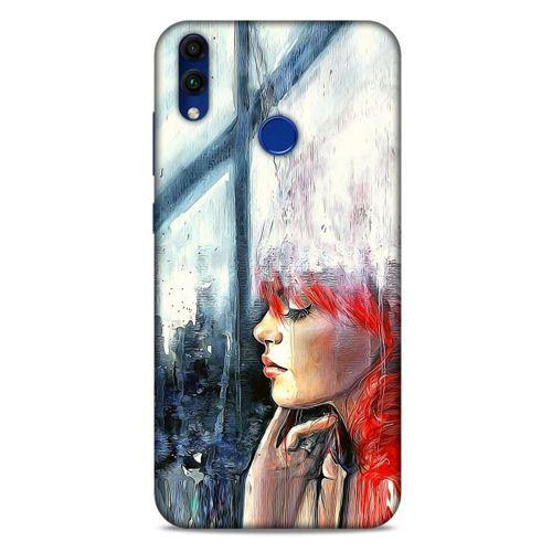Huawei Honor 8C Kılıf Depresyon (14) Lansman Kılıf Mor Bordo