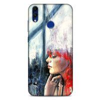 Huawei Honor 8C Kılıf Depresyon (14) Lansman Kılıf Mor Bordo