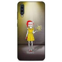 Samsung Galaxy A70 Kılıf FunnyMaX (32) Soft Silikon Kılıf Turuncu Kahve