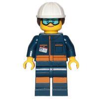 Lego Minifigür Ground Crew Technician Female cty1060