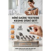 Hobi Makine Uyumlu HSS Mini Testere Disk Seti 6 Parça - Ahşap Metal Kesici Gravür Ucu 723176