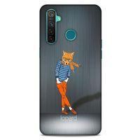 Oppo Realme 5 Pro Kılıf FunnyMaX (48) Bumper Kılıf Turuncu Tilki