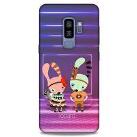 Samsung Galaxy S9 Plus Kılıf FunnyMaX (4) Koruma Kılıfı Mor Pembe