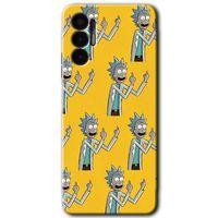 Tecno Spark 8 Pro Kılıf HD Desen Baskılı Arka Kapak - Rick Felsefesi